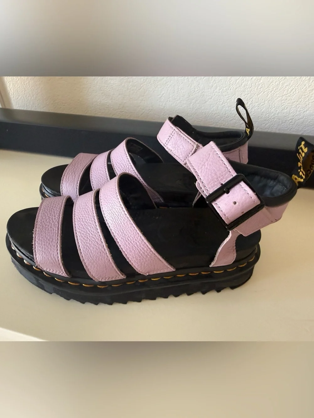 Dr. Martens Blaire Sandals in Lilac